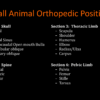 Small Animal Orthopedic Positioning Guide TOC
